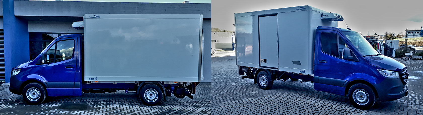 Mercedes Sprinter KRESS Kuhlfahrzeuge Kuhlanhanger und Kuhlkoffer